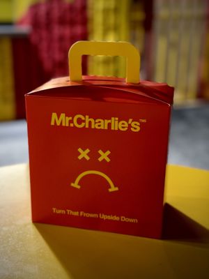 Frowny Meal  at Mr. Charlie's in Venice