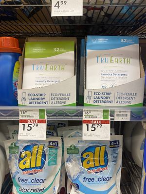 TruEarth Spotted | Eco-Friendly Strips for Laundry  at Mollie Stone's in San Mateo