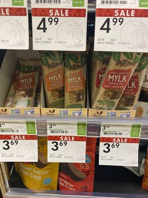 Spotted Vegan Mylk Chocolate 🍫  at Mollie Stone's in San Mateo