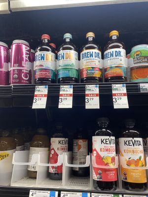 Kombucha Brew Dr. Newer Flavors Spotted 👀💕  at Mollie Stone's in San Mateo