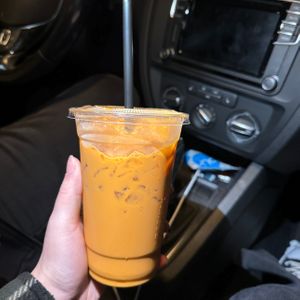 thai tea   at Vista Vegan Food PopUp in Vista