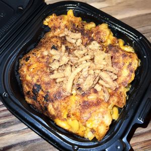 grilled mac and cheese (we be grubbin)  at Vista Vegan Food PopUp in Vista