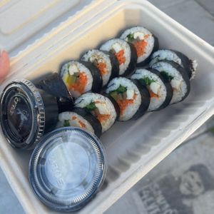 kimbap   at North Park Vegan Food PopUp in San Diego