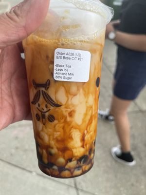 Vegan Brown Sugar made with Almond Milk   at I Heart Boba in Guelph