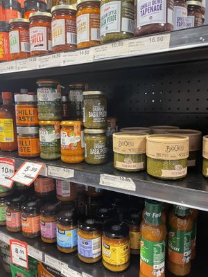   at Greens Supermarket in Newtown