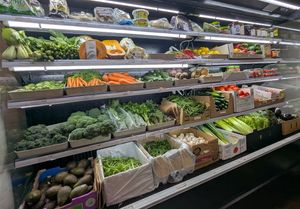 Fresh produce at Greens Supermarket in Newtown