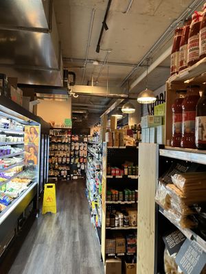   at Greens Supermarket in Newtown