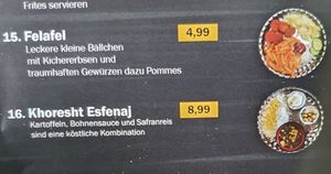 Vegane Speisen at Restaurant Elena in Magdeburg