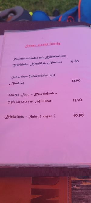 Ein veganes Gericht at Naggler Alm in Weissensee