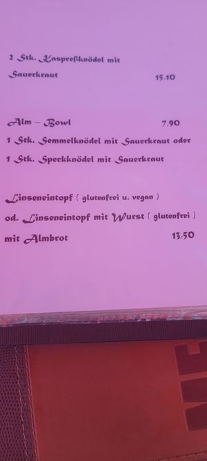 2. Veganes Gericht at Naggler Alm in Weissensee
