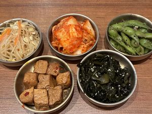  Banchan: all vegan! at Yache in Taipei