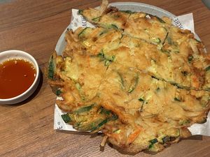  Vegetable pancake at Yache in Taipei