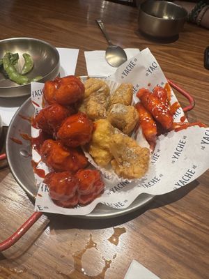 Korean fried chick’n  at Yache in Taipei