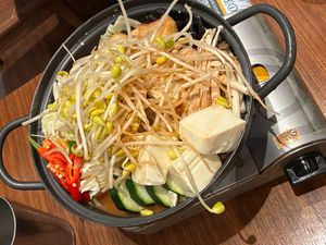 Veggie gamjatang at Yache in Taipei