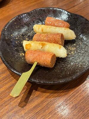 Tteokbokki and sausage at Yache in Taipei