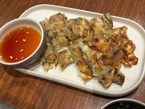 Truffle mushroom pancake at Yache in Taipei