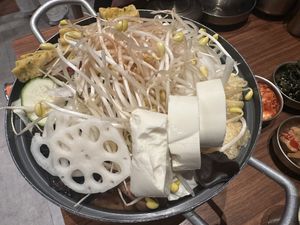 Doenjang tofu pot  at Yache in Taipei