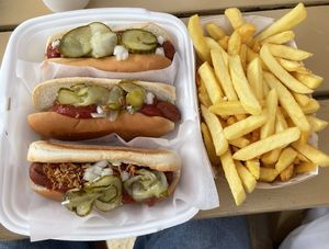   at Sandkassens Grill Og Vaffelbod in Blaavand