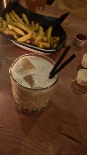 white chocolate vegan Lebowski at Scotch & Rye in Inverness