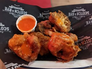 Cauliflower wings at Scotch & Rye in Inverness