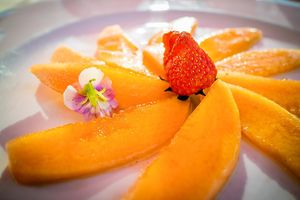fresh fruit at Auberge du Cèdre in Lauret
