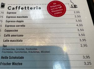 Covfefe can be ordered with plant based milk at L'Osteria in Aachen