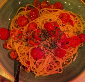 Spaghetti ali olio at L'Osteria in Aachen