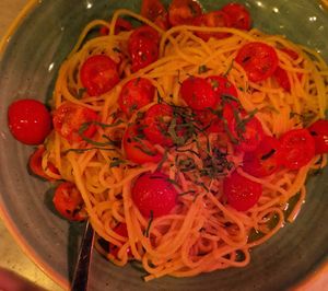 Spaghetti alio olio #Veganuary at L'Osteria in Aachen