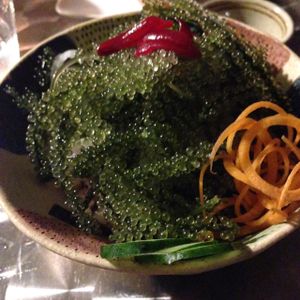 sea grapes! at Ukishima Garden in Naha