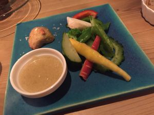 assorted amuse  at Ukishima Garden in Naha