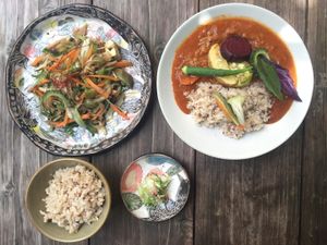 Entrees at Ukishima Garden in Naha