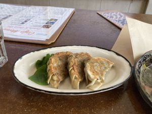 Gyoza  at Ukishima Garden in Naha