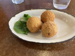 Okara falafel  at Ukishima Garden in Naha