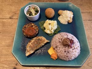 Ukishima garden plate  at Ukishima Garden in Naha