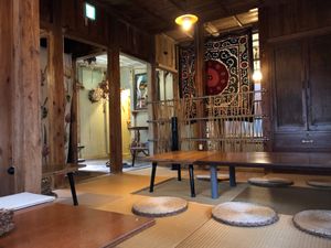 Interior upstairs  at Ukishima Garden in Naha
