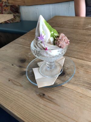 Ice cream at Ukishima Garden in Naha