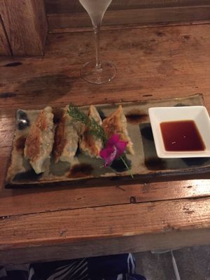 Gyoza  at Ukishima Garden in Naha