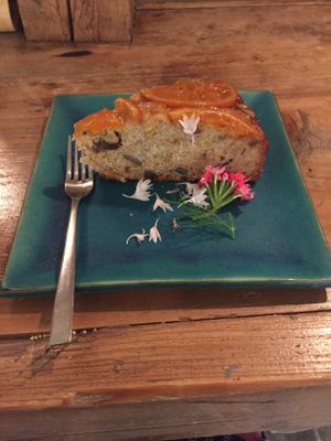 Orange cake at Ukishima Garden in Naha