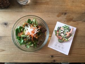 Salad at Ukishima Garden in Naha