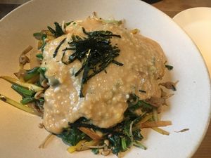 Plat au millet at Ukishima Garden in Naha