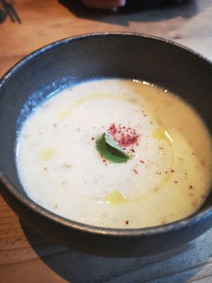 Potato soup at Ukishima Garden in Naha