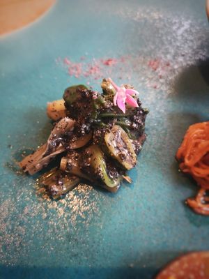 Part of salad tapas at Ukishima Garden in Naha