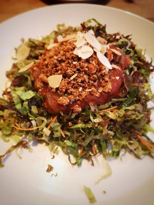 Tacos plate at Ukishima Garden in Naha