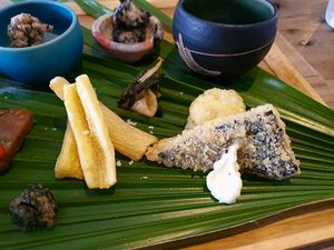 Close up shot at Ukishima Garden in Naha