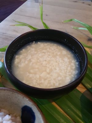 Tofu soup yummmy at Ukishima Garden in Naha