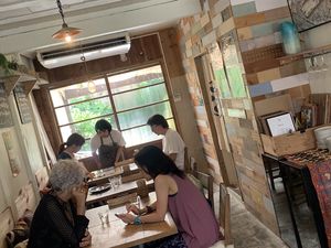 Inside at Ukishima Garden in Naha