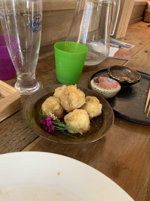 Potato bites at Ukishima Garden in Naha