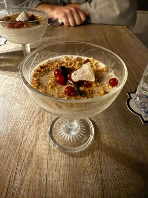 panna cotta - so yummy at The Athenian House in Santorini