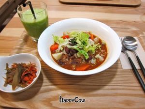 Set Meal at TOS Cafe in Fukuoka