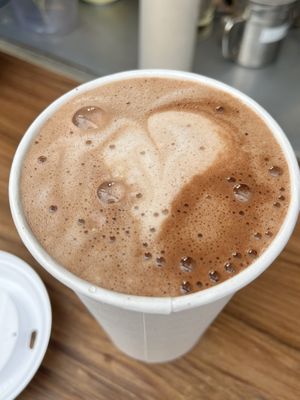 Cacao mushroom drink   at Sirens Cafe in Westport